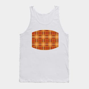 Fall Plaid Pattern Tank Top